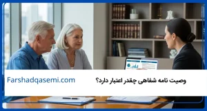 وصیت نامه شفاهی چقدر اعتبار دارد؟