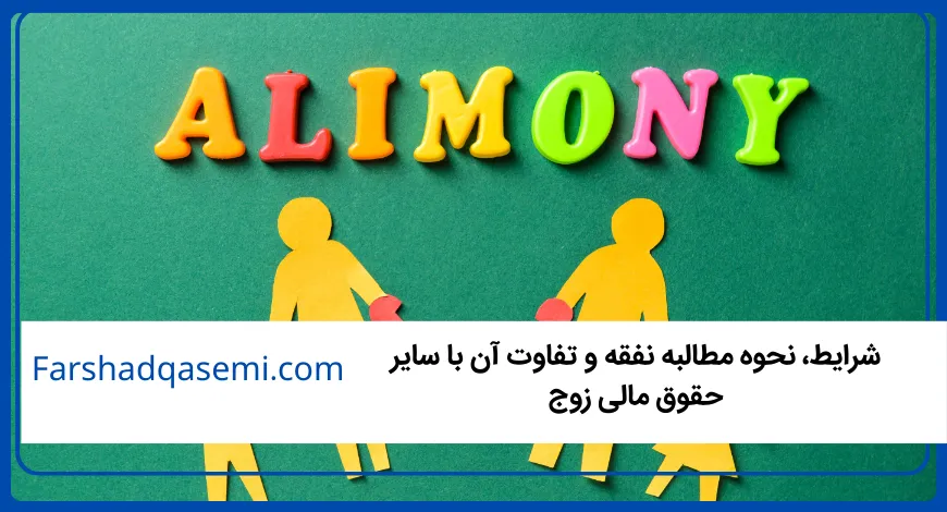 شرایط، نحوه مطالبه نفقه و تفاوت آن با سایر حقوق مالی زوج