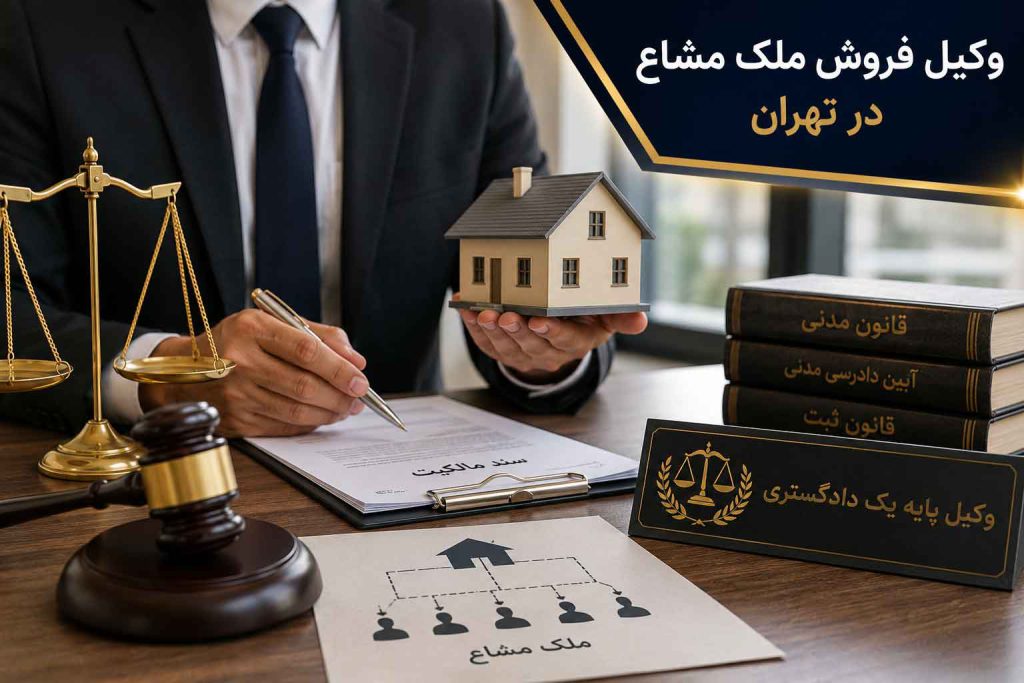 وکیل فروش ملک مشاع در تهران