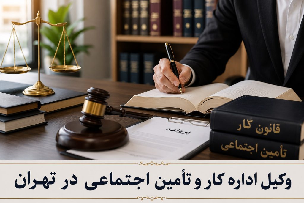 وکیل اداره کار و تأمین اجتماعی