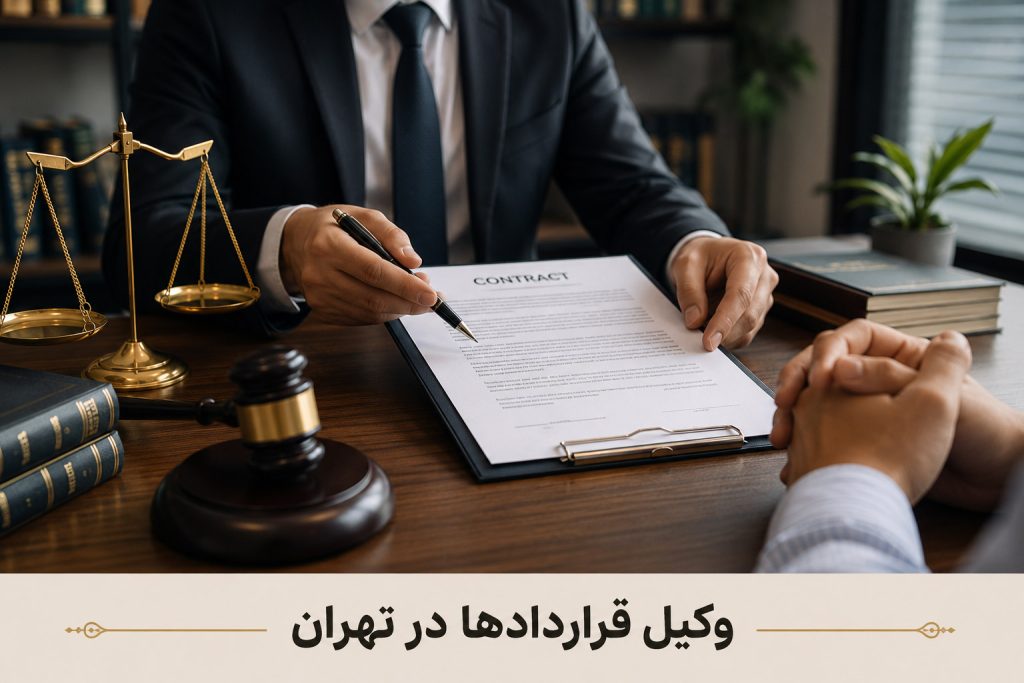 وکیل قراردادها در تهران