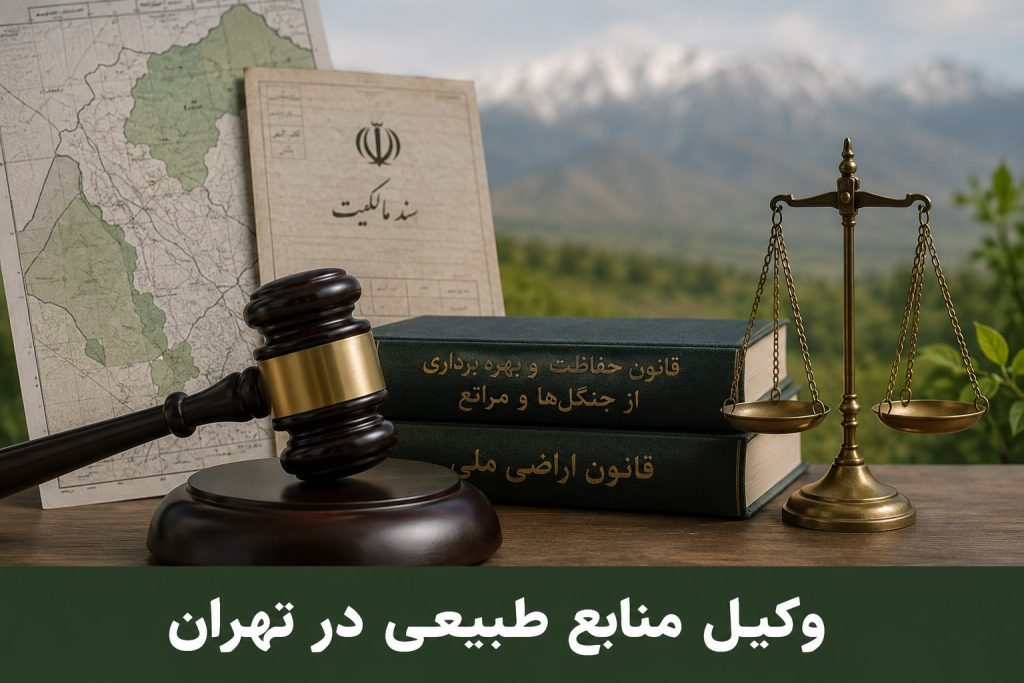 وکیل متخصص منابع طبیعی در تهران